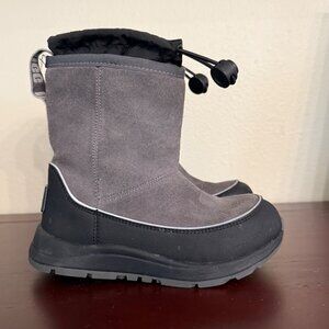 UGG 'Kirby' Charcoal Gray Waterproof Boots BIG KIDS SIZE 11 (1103506K)